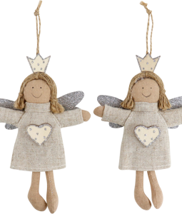 5526 DECORATIVE HANGER HERZENGEL S/6